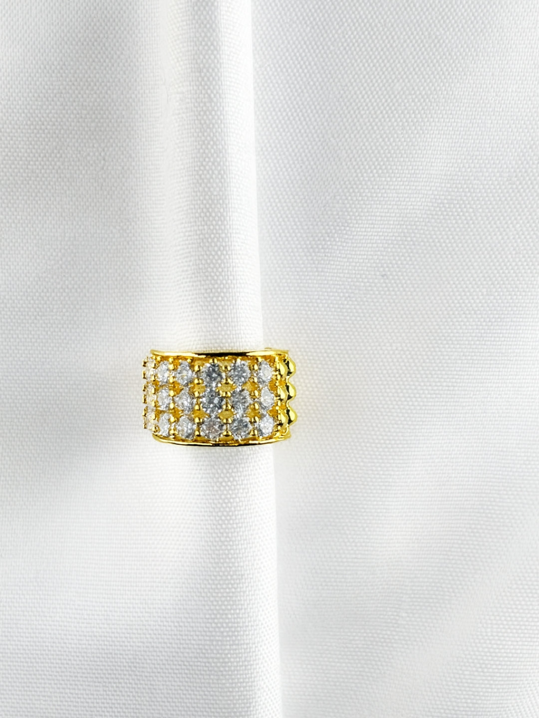 Ear cuff Crystal Luxe Dorado