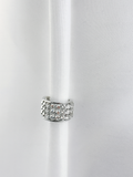 Ear cuff Crystal Luxe Plateado