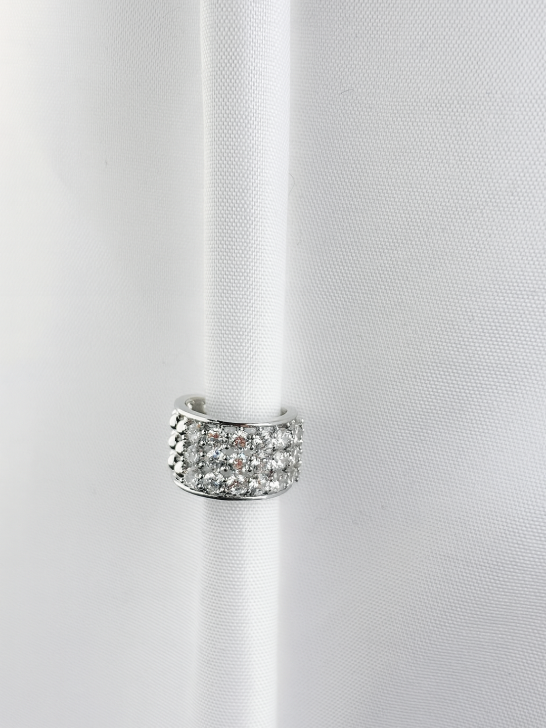 Ear cuff Crystal Luxe Plateado