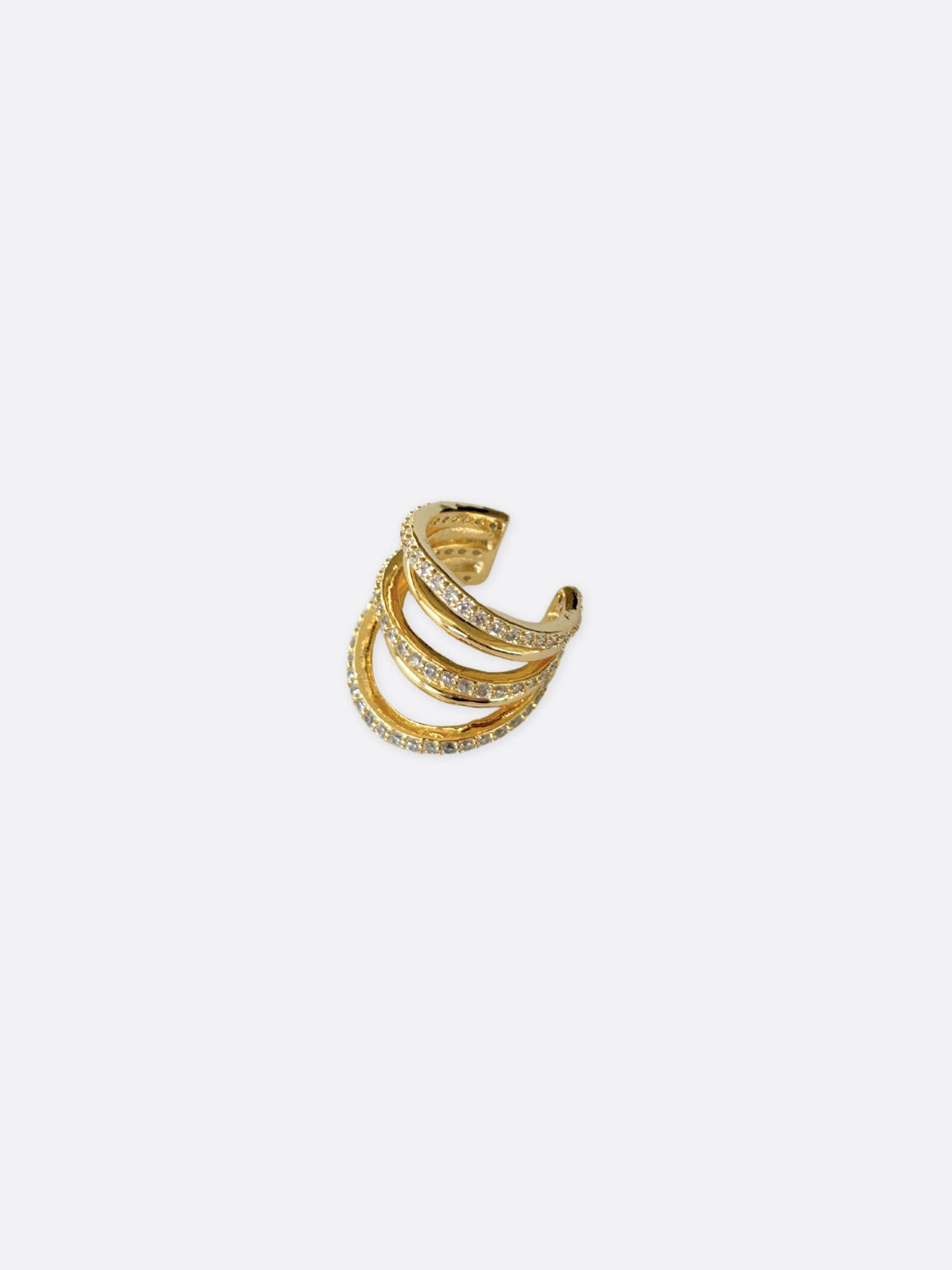 Ear cuff  Spiral Shine Dorada